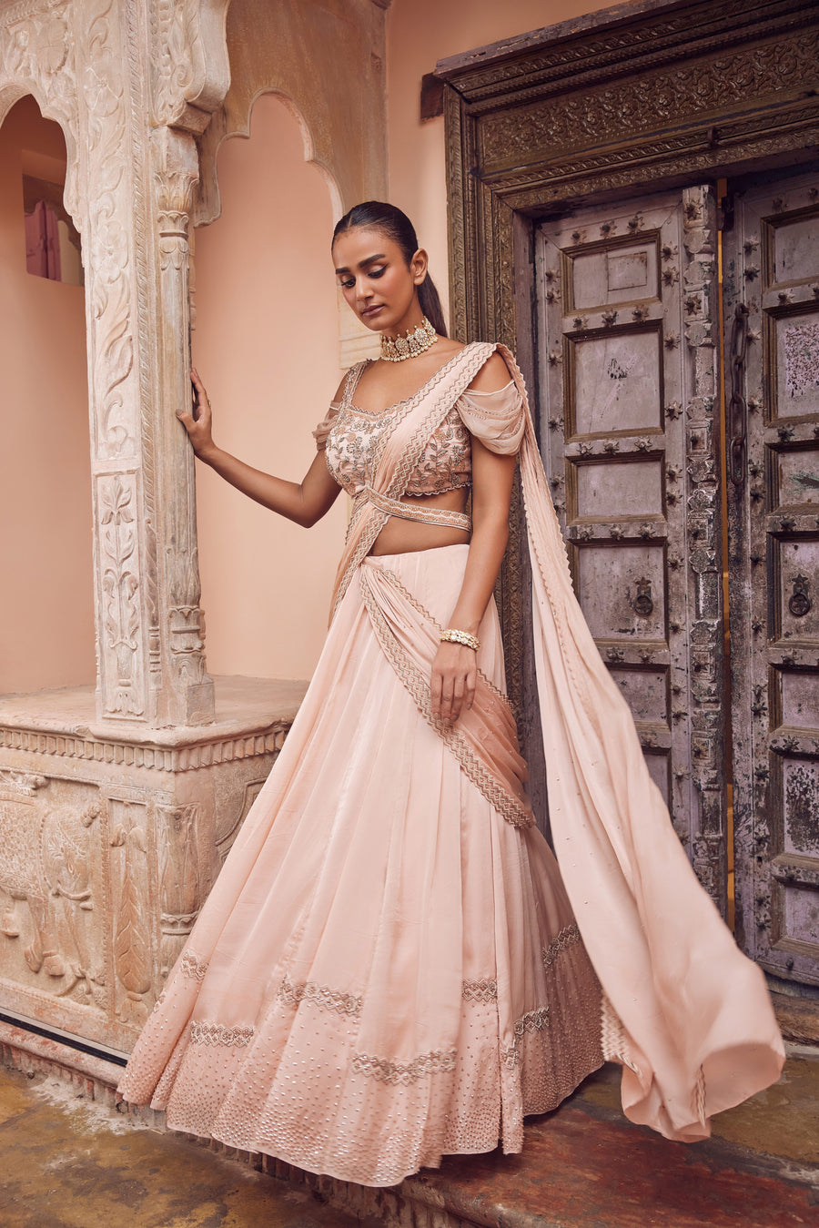 Old Rose Lehenga