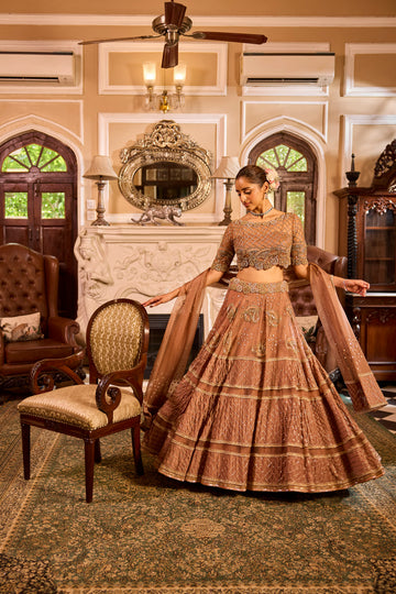 Copper Lehenga