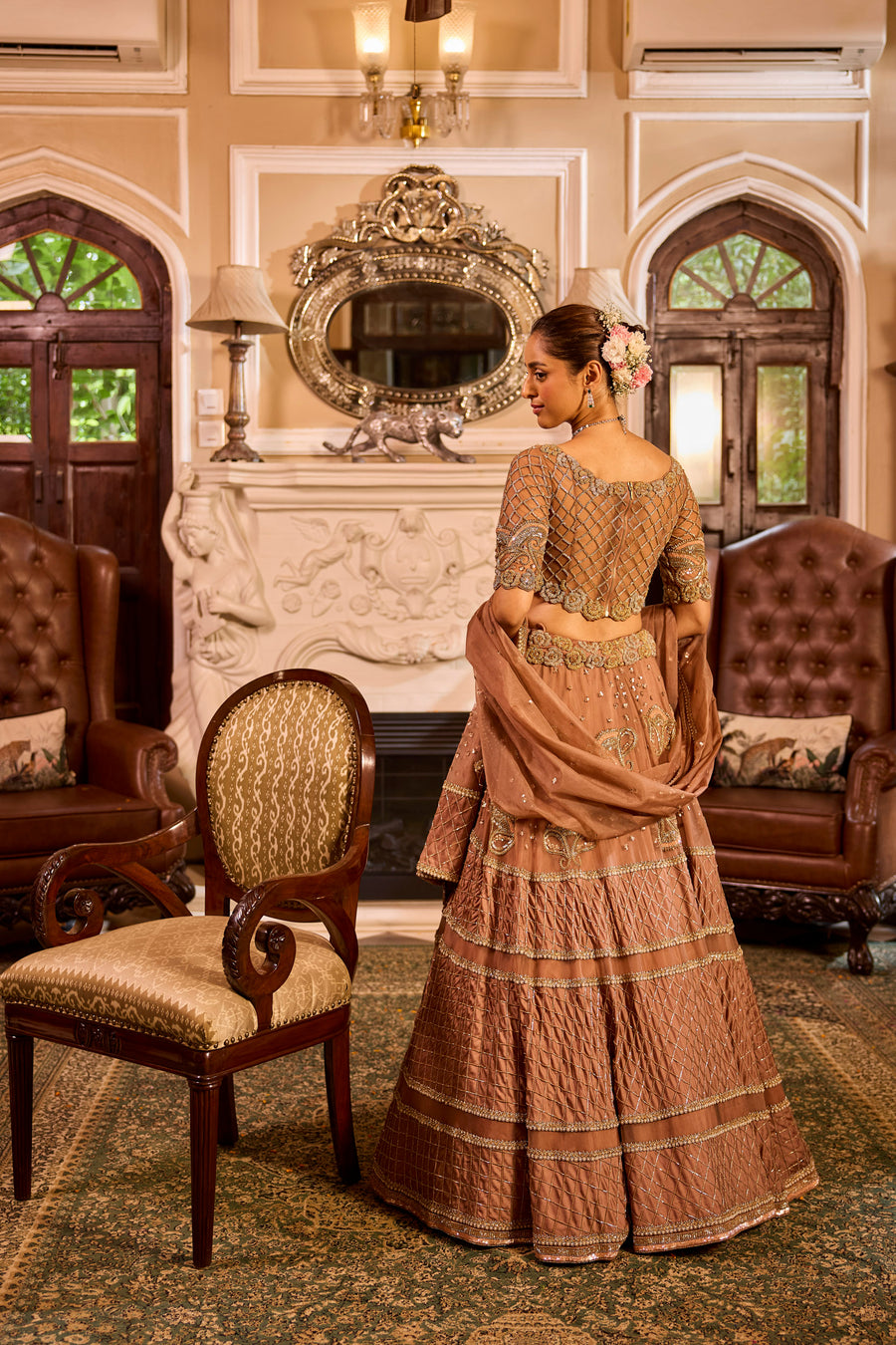 Copper Lehenga