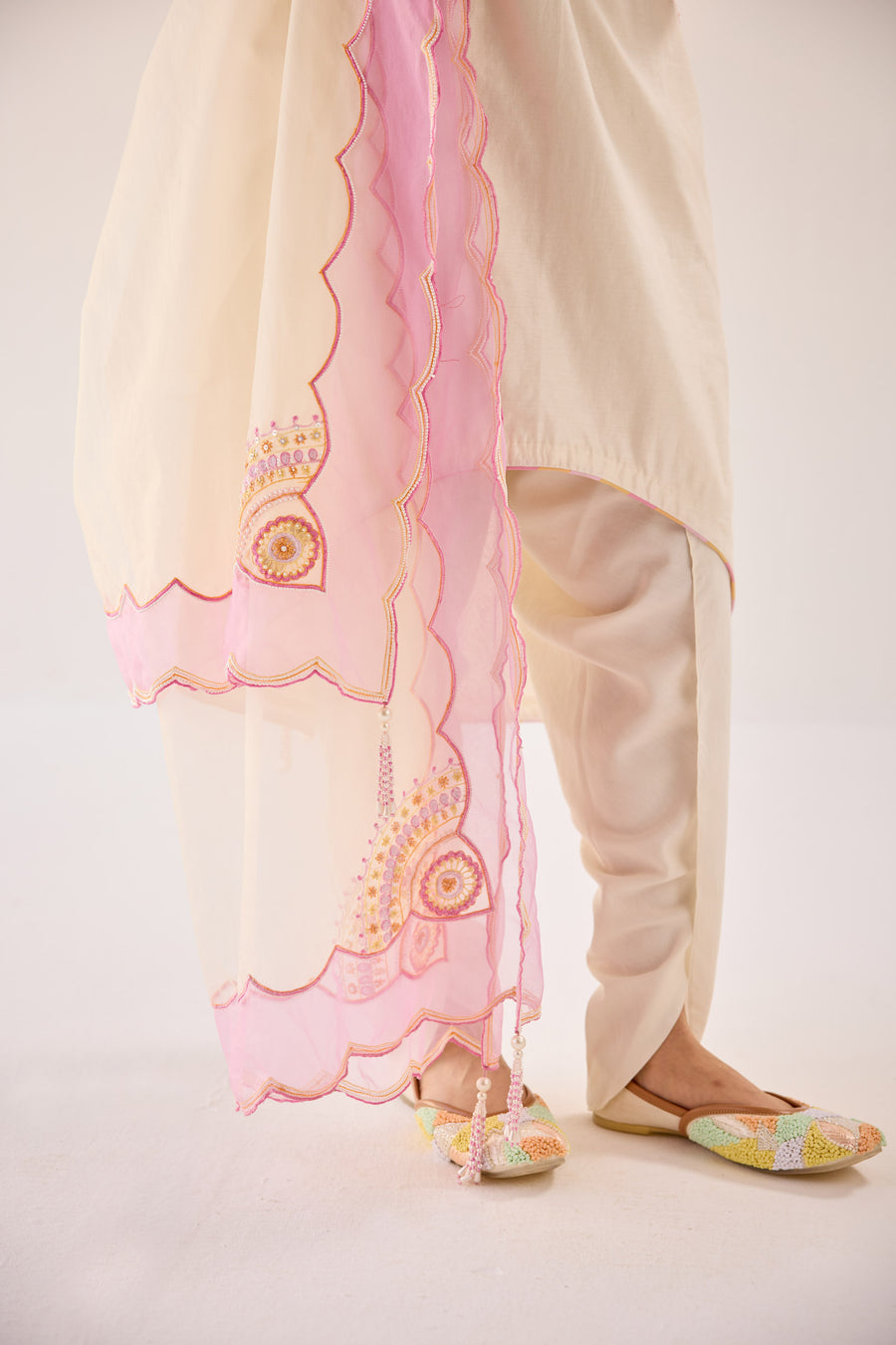 Dhoti Kurta Set With Dupatta