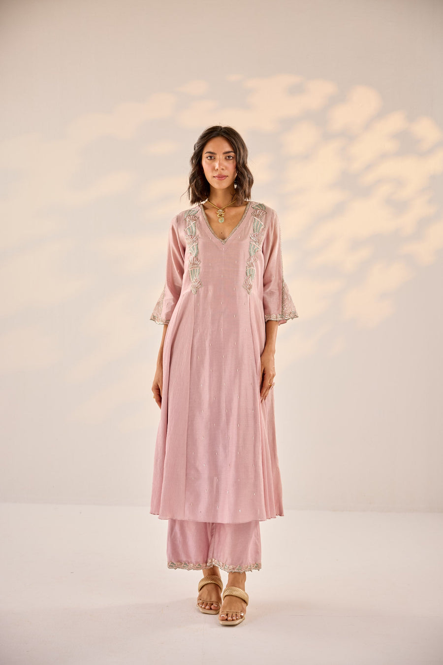 Onion Pink Anarkali