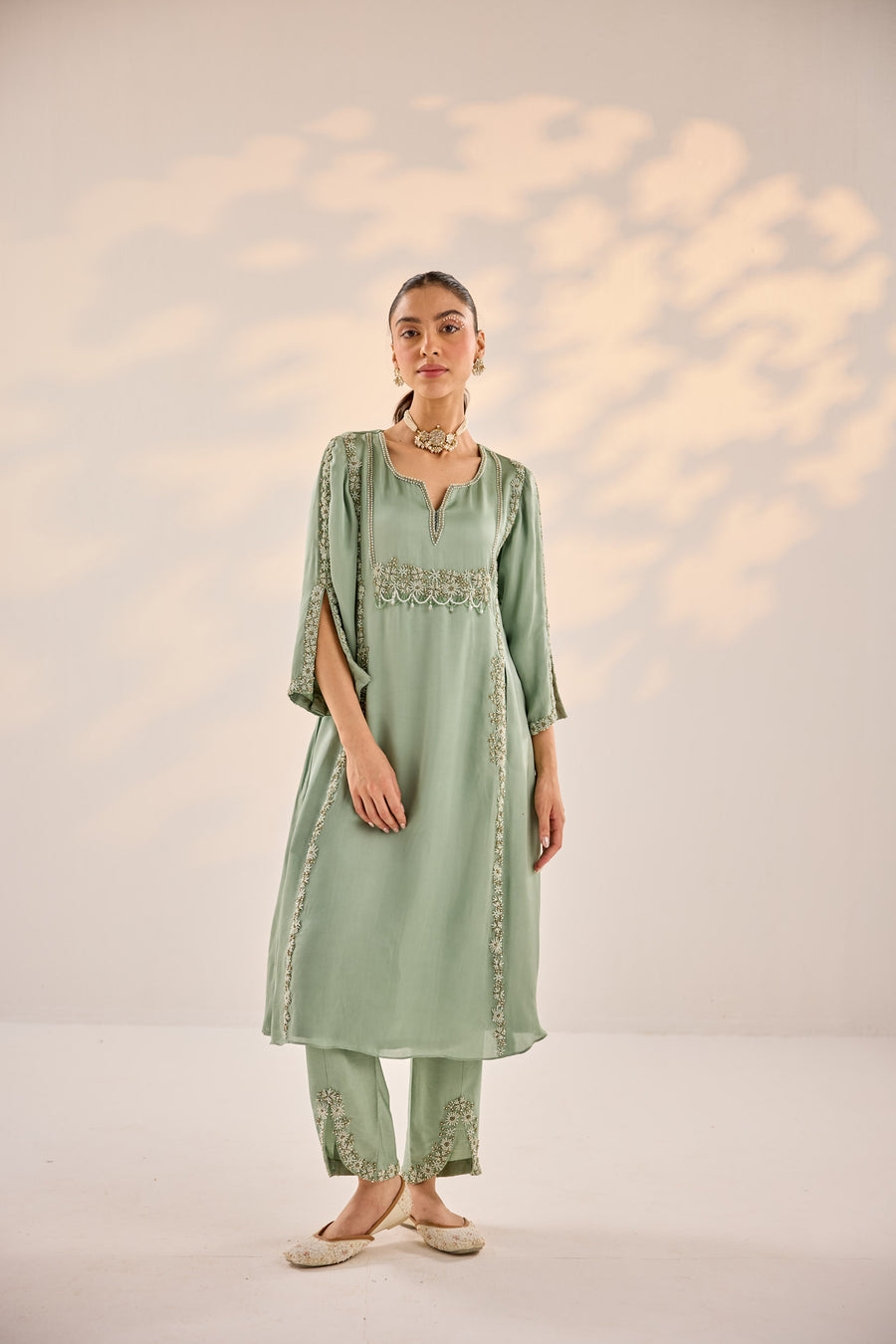 Sage Green Kurta Set