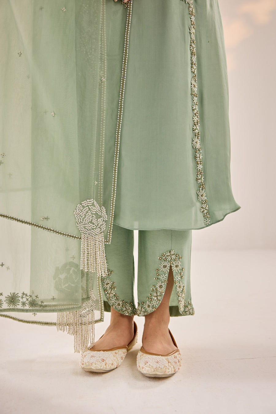 Sage Green Kurta Set