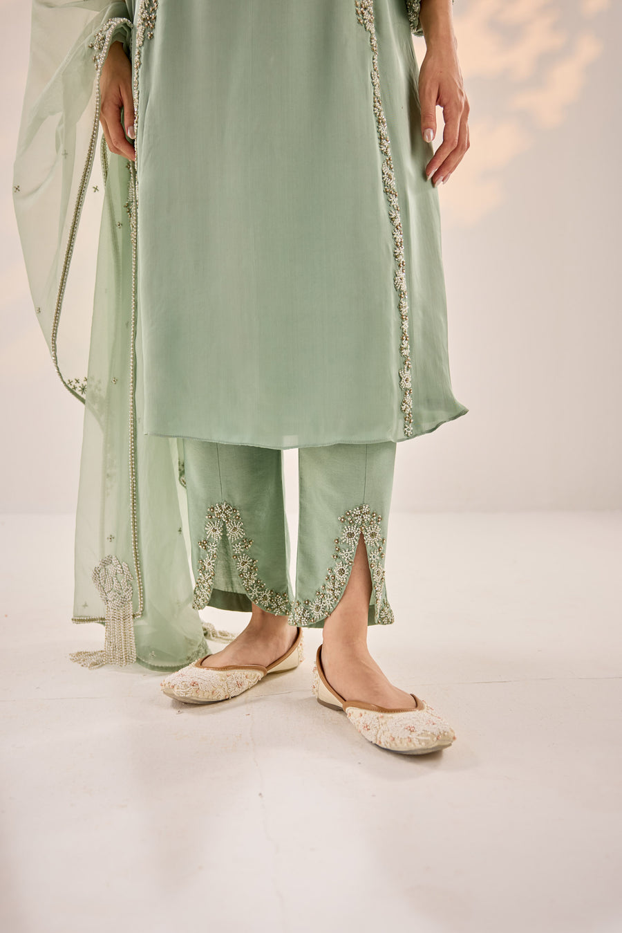 Sage Green Kurta Set