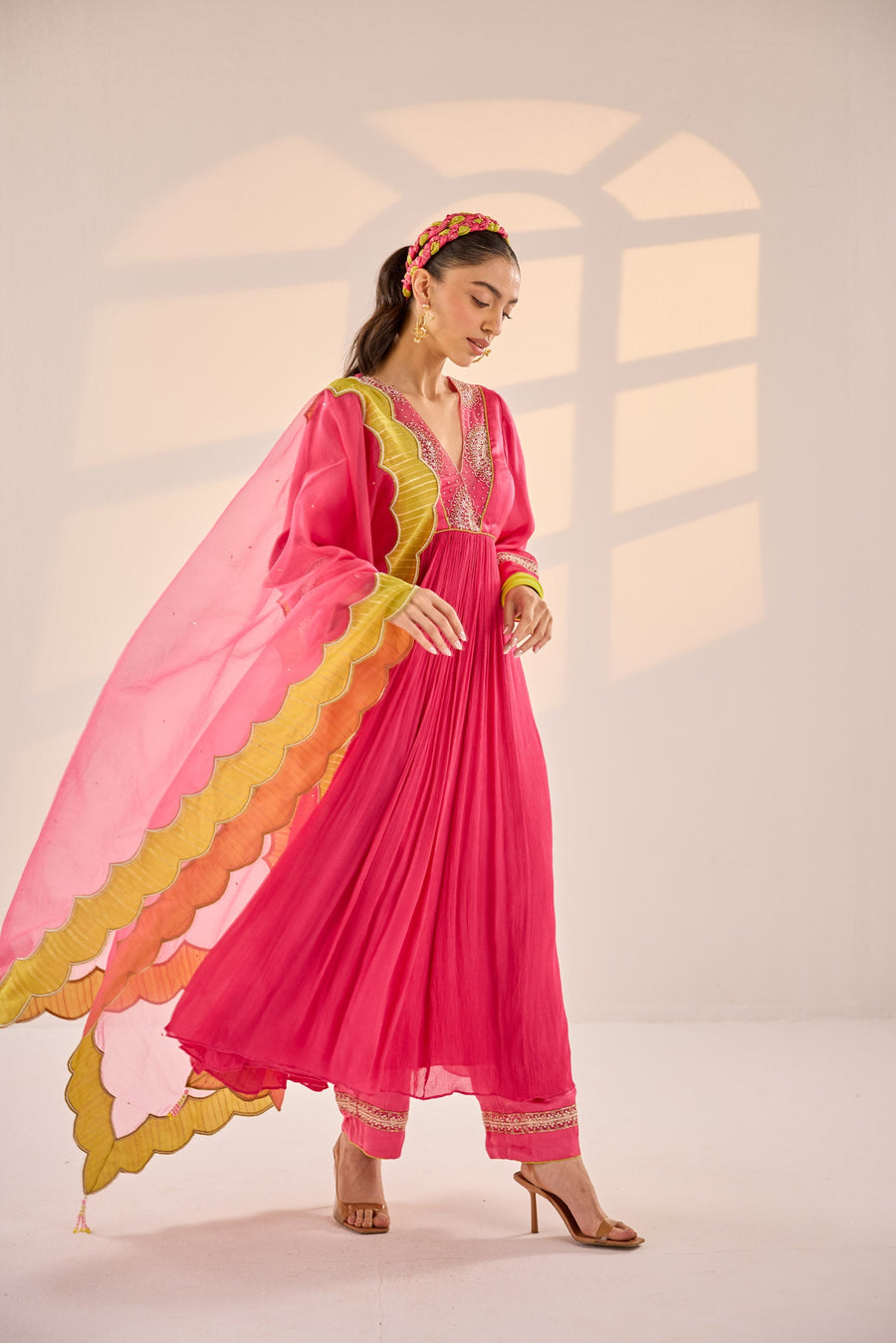 Hot Pink Anarkali