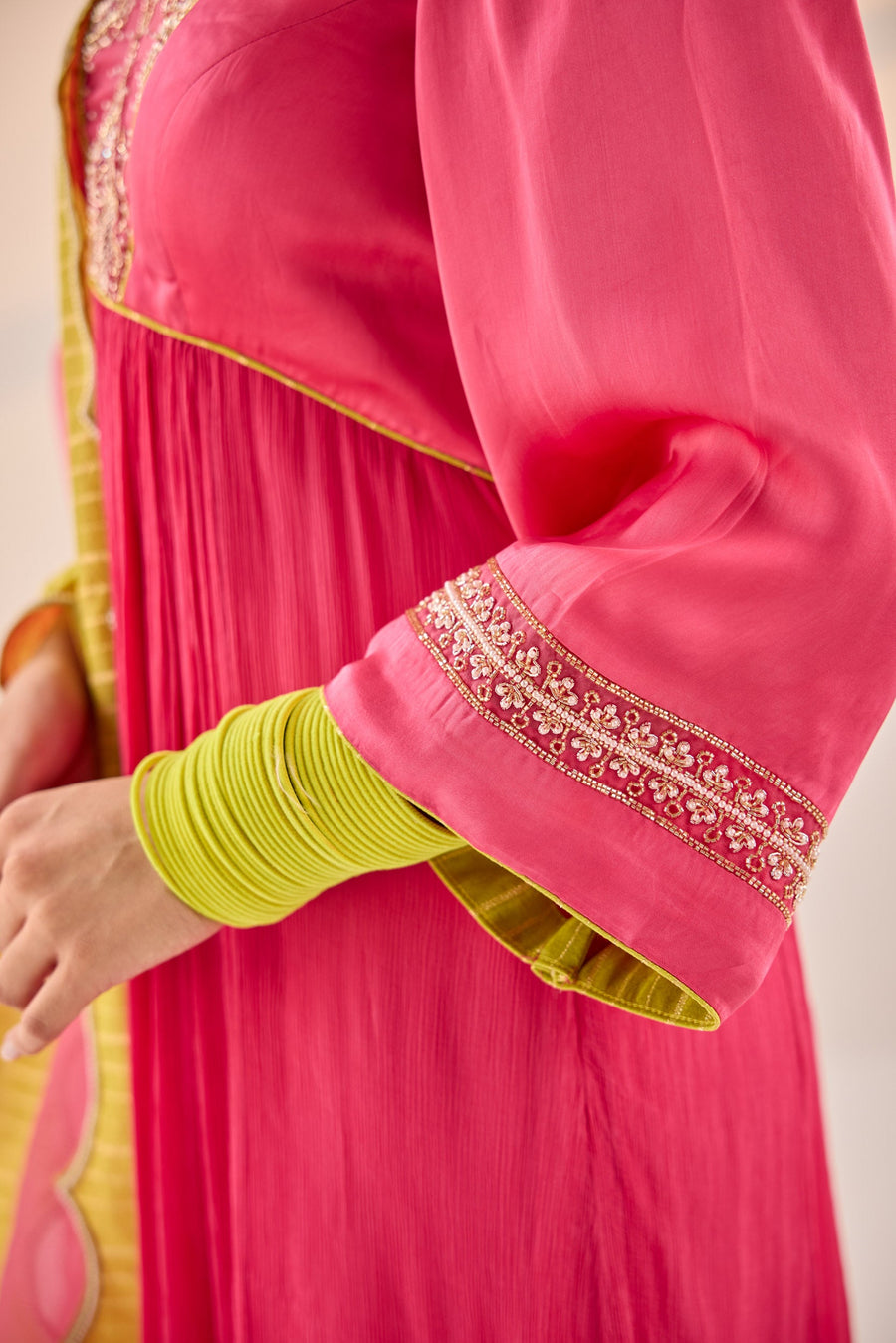 Hot Pink Anarkali