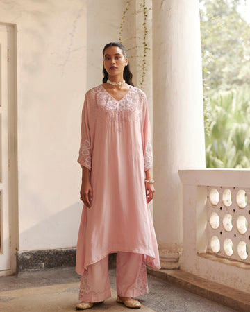 Dusty Pink Kaftaan Set