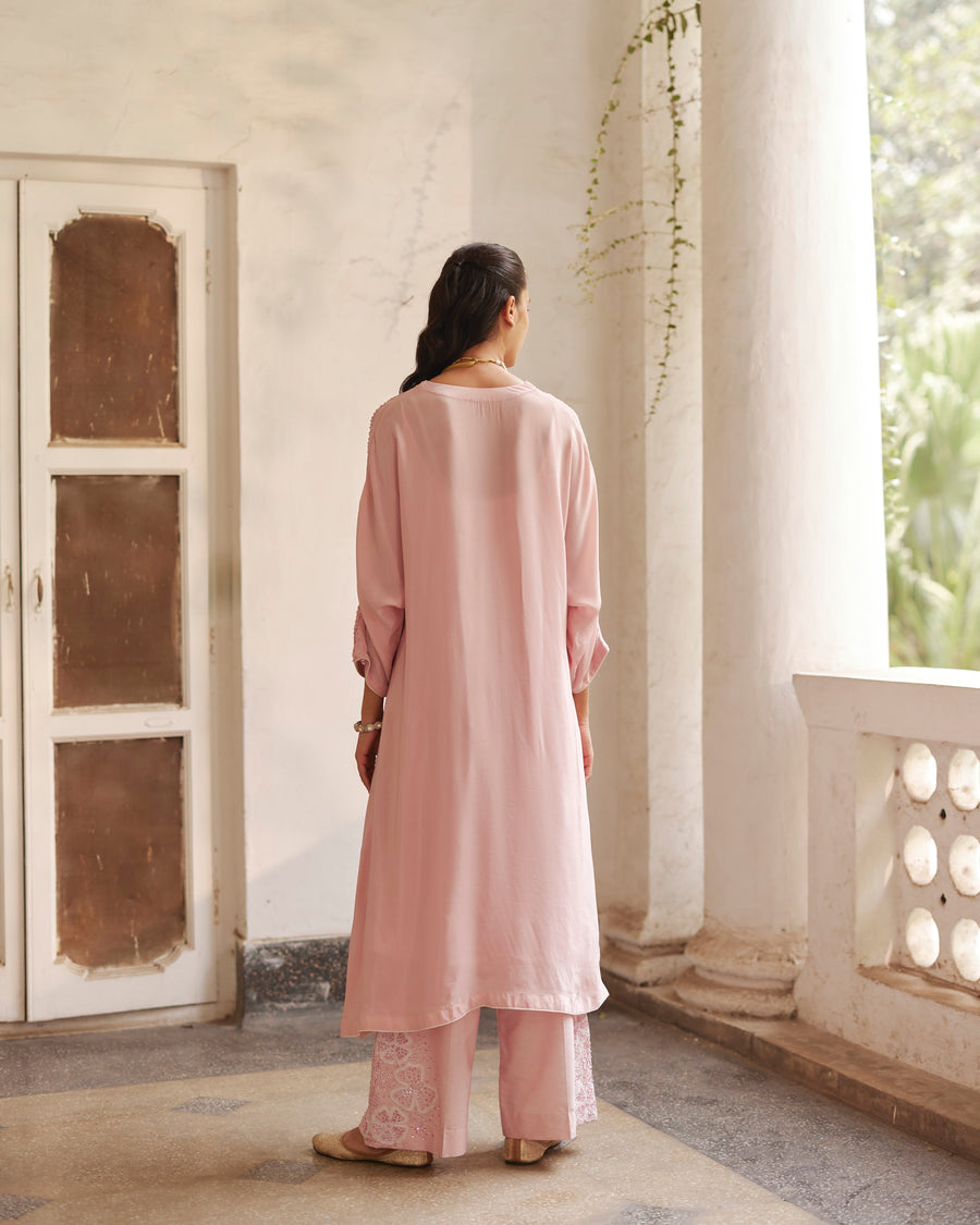 Dusty Pink Kaftaan Set