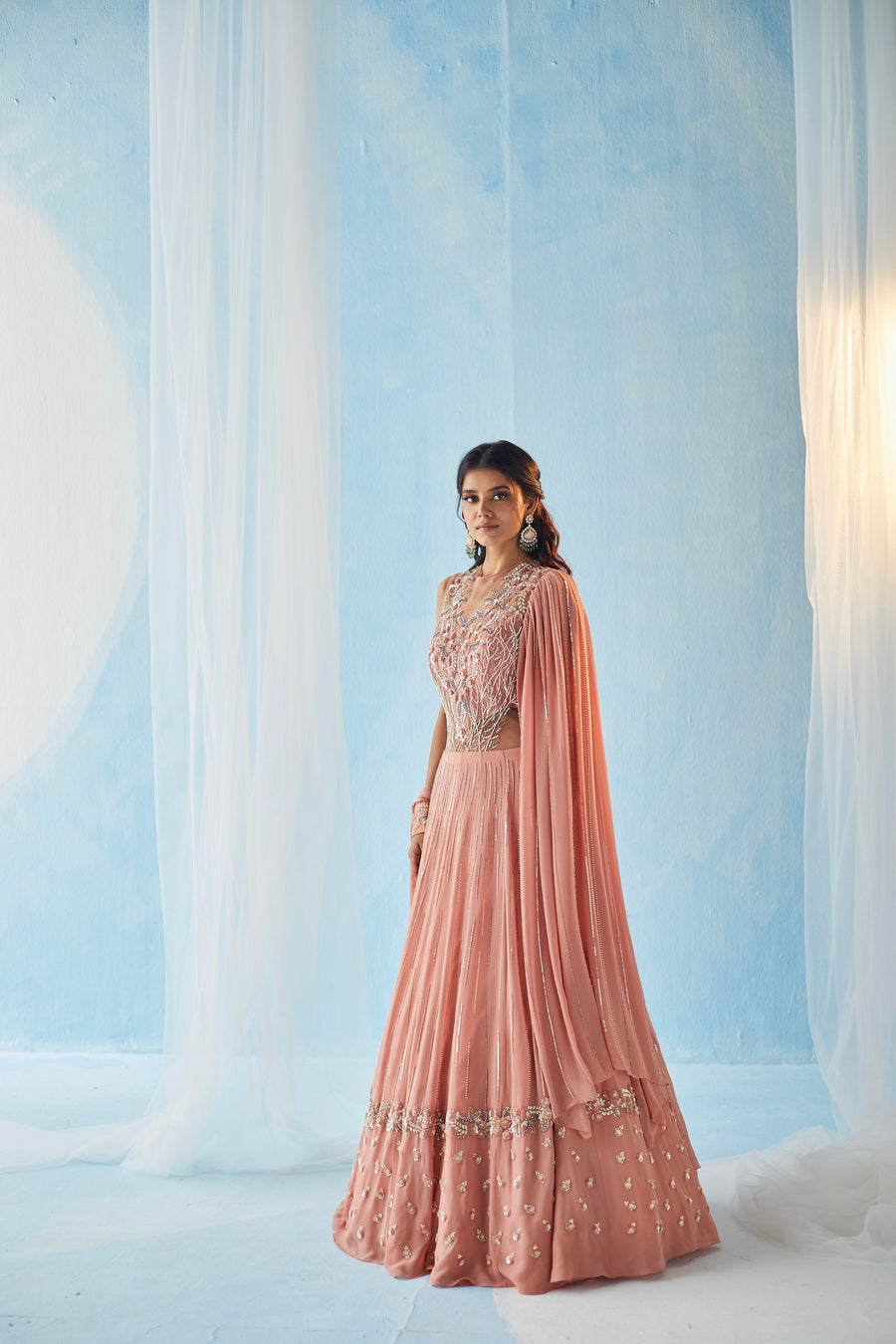 Salmon Pink Gown